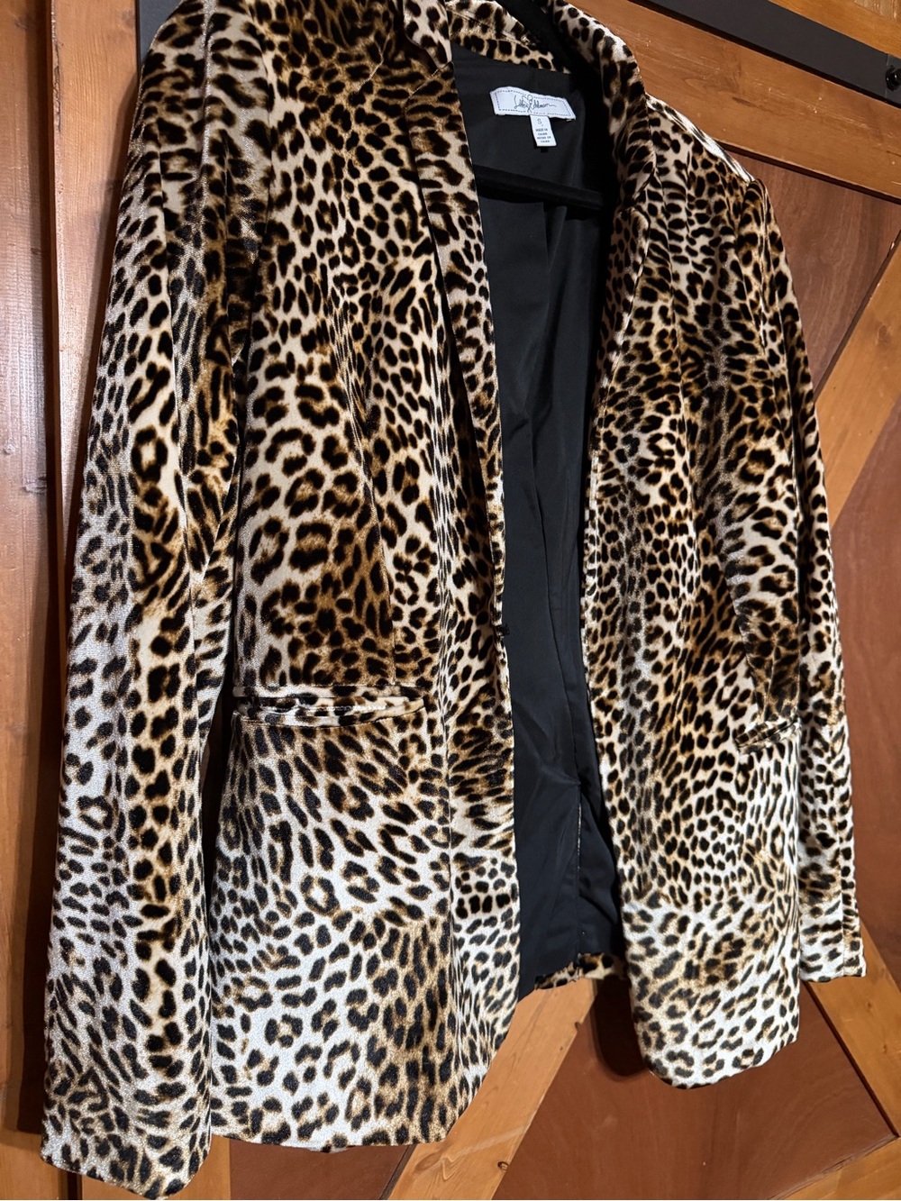 Lilly Pulitzer Leopard-Print Blazer in Brown and Black